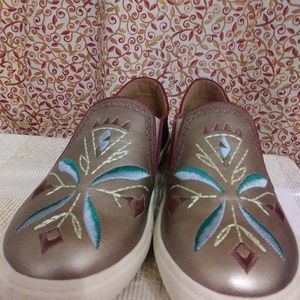 Frye rose gold shoes